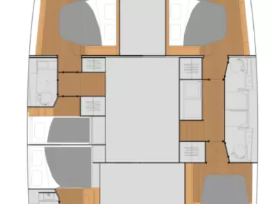 Fountaine Pajot Tanna 47 charter bareboat or skippered in  Saint-Mandrier-sur-Mer