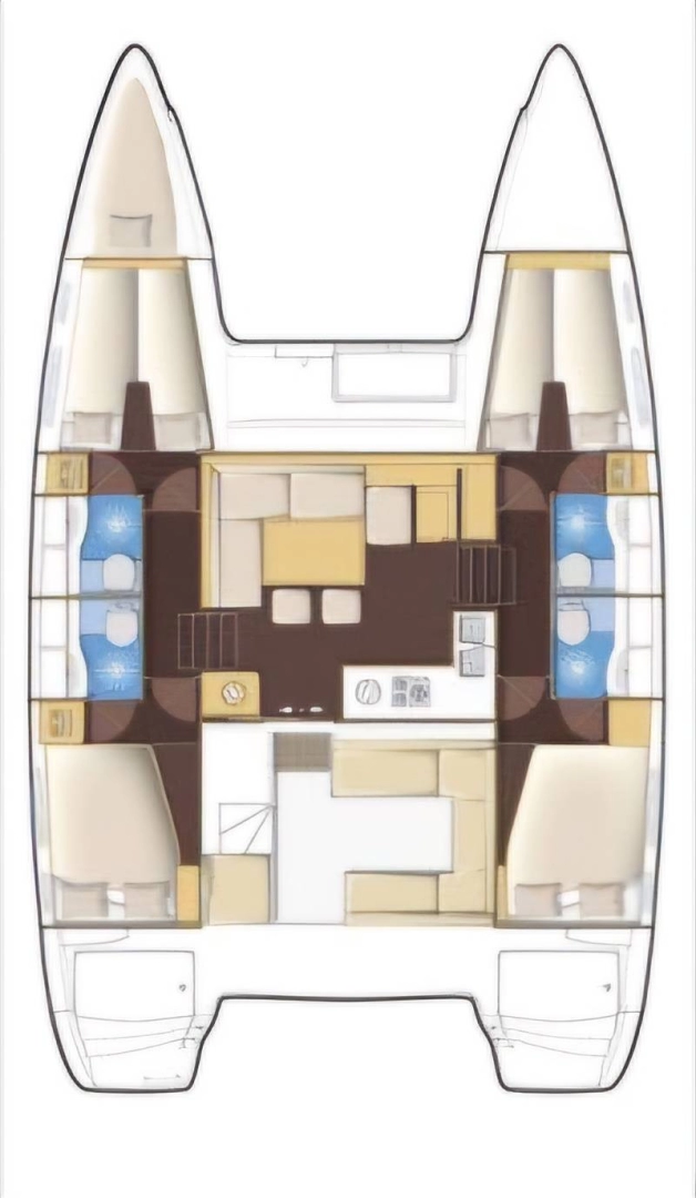 Yacht charter Ko Chang (Koh Chang) - Lagoon Lagoon 400 S2 on SamBoat