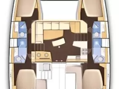 Hire Catamaran Lagoon with a boat licence