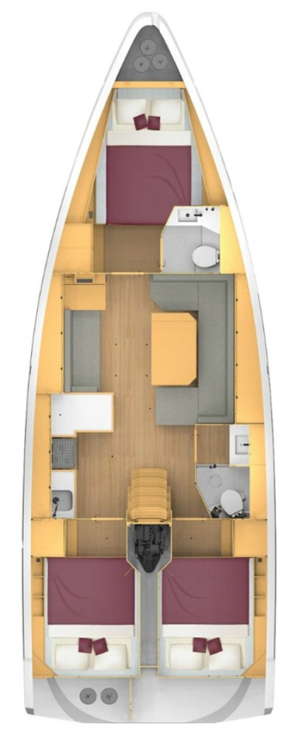 Bavaria Bavaria C42 charter bareboat or skippered in  Pirovac