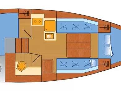 Sailboat hire in Heiligenhafen - Dufour Dufour 310