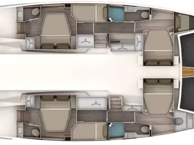 Hire Catamaran Aventura with a boat licence