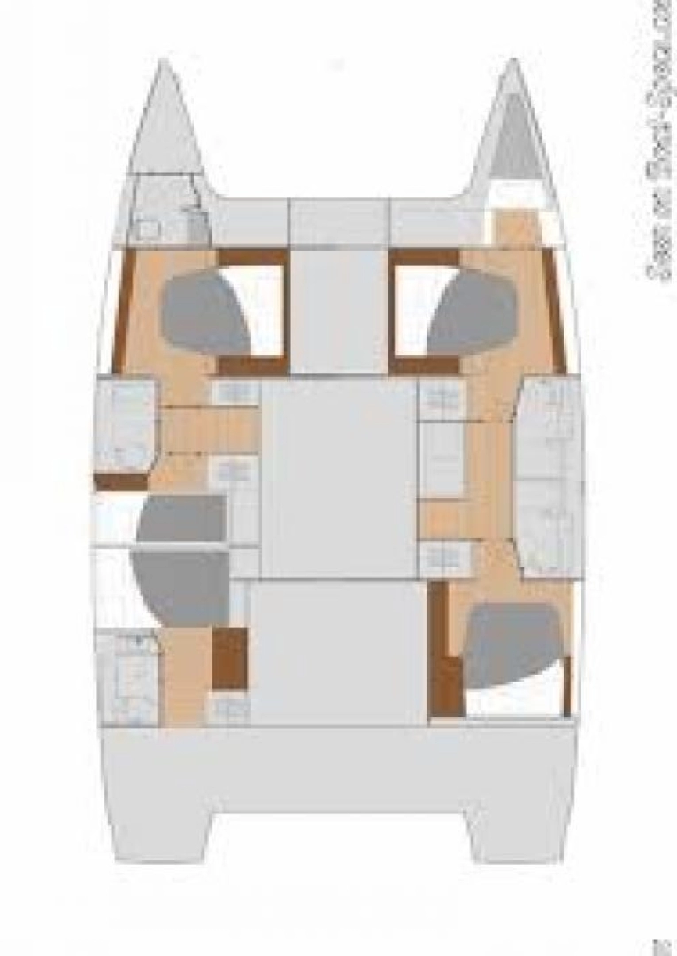 Hire Catamaran Fountaine Pajot with a boat licence