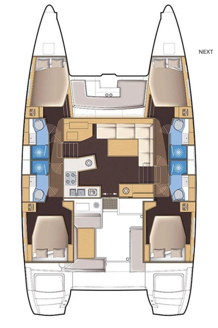 Lagoon Lagoon 450 Sport Top charter bareboat or skippered in  Mai Khao