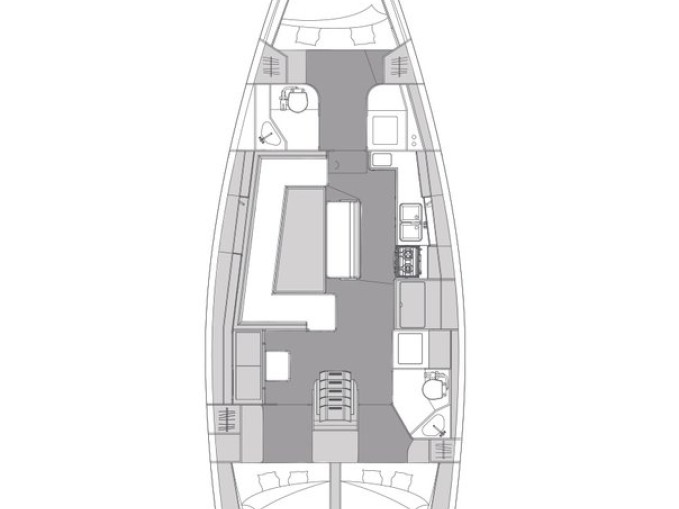 Yacht hire Trogir cheap Impression 45.1