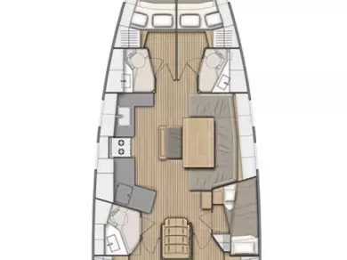 Hire Sailboat with or without skipper Bénéteau Préveza