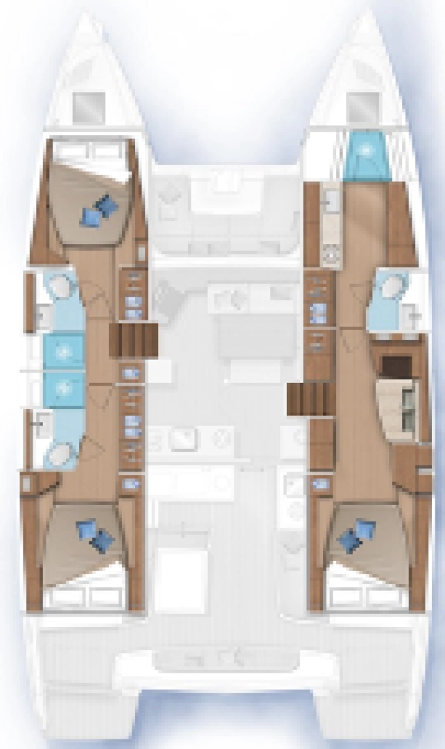 Yacht charter Saint-Raphaël - Lagoon Lagoon 46 on SamBoat