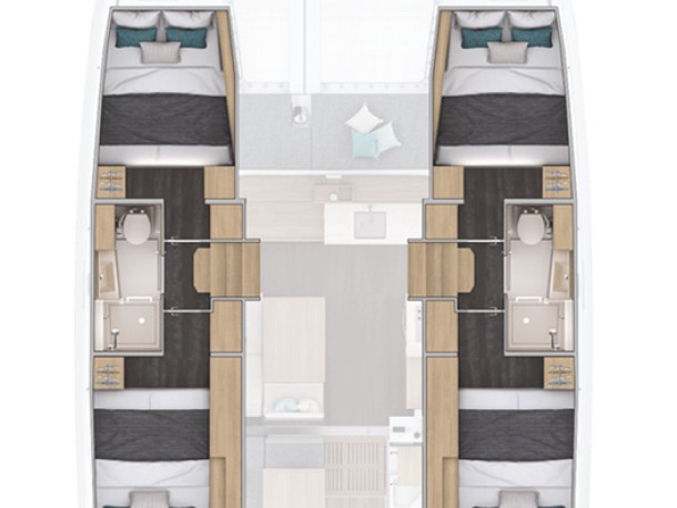 Yacht hire Jezera cheap Lagoon 38 - 4 cab.