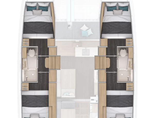 Yacht hire Jezera cheap Lagoon 38 - 4 cab.