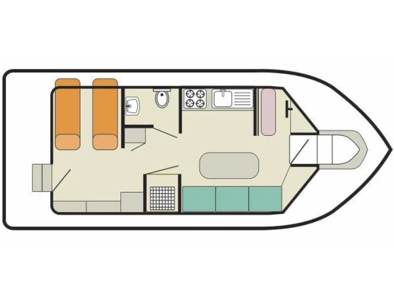 Hire Motorboat Le Boat with a boat licence