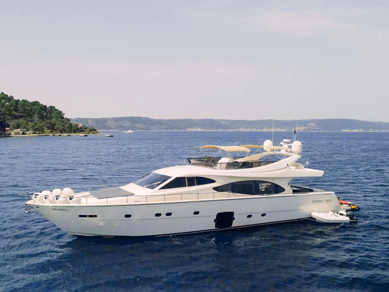 Ferretti Ferretti 780 charter bareboat or skippered in  Split