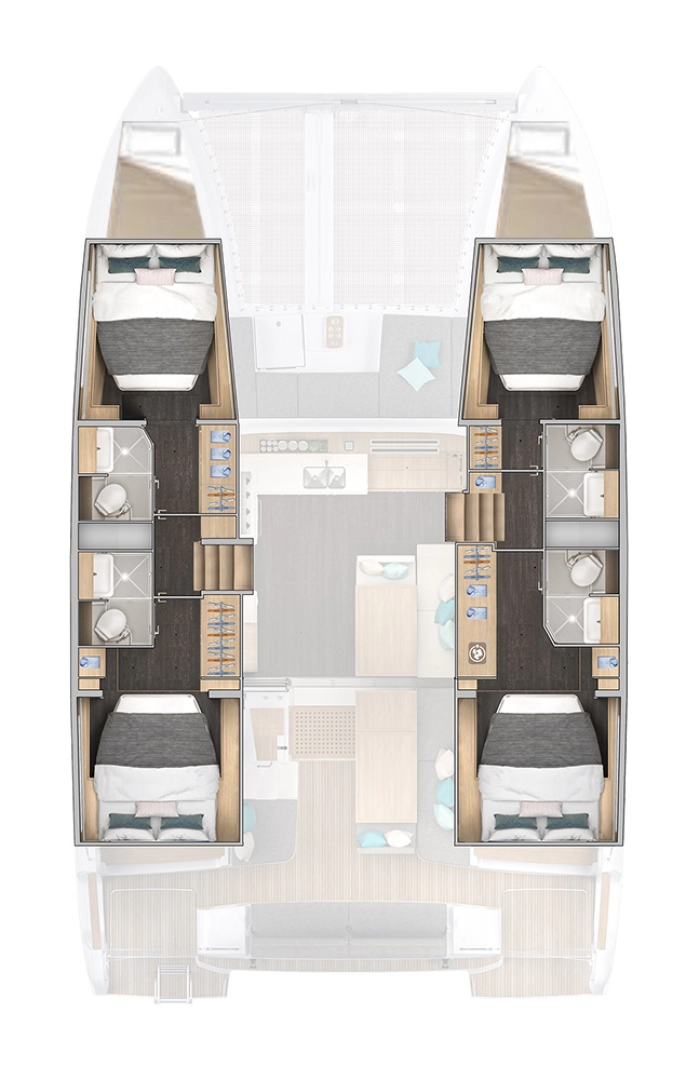 Hire Catamaran Lagoon with a boat licence