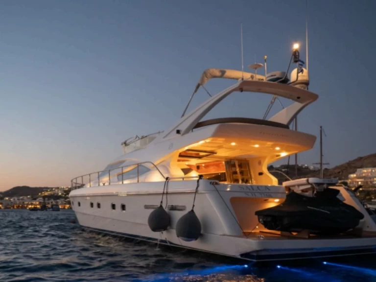 Hire Luxury Yacht Ferretti with a boat licence