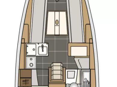 Elan Elan E3 charter bareboat or skippered in  Kaštela