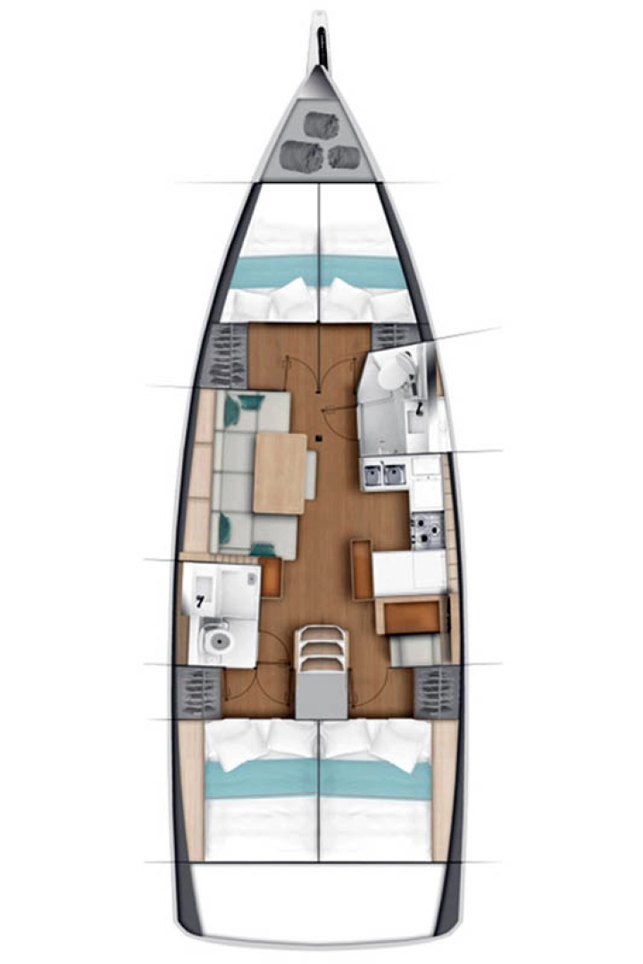 Sailboat hire in Palma de Mallorca - Jeanneau Sun Odyssey 440