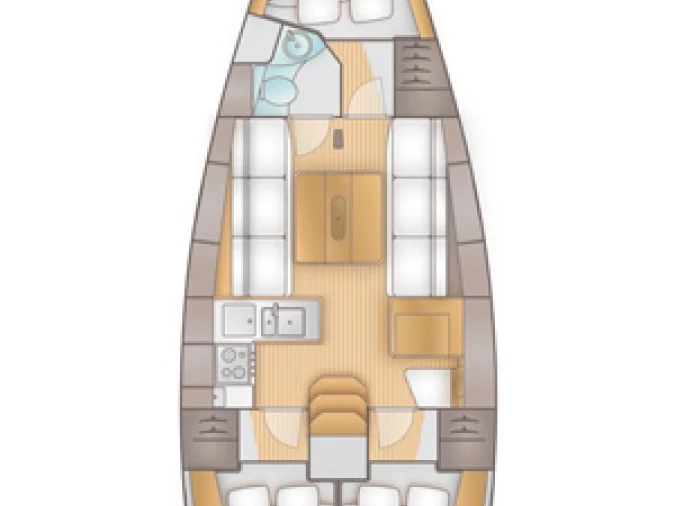 Sailboat hire in Kaštela - Salona Salona 38