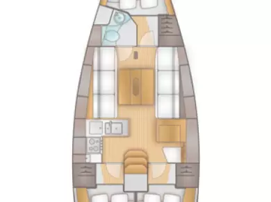 Sailboat hire in Kaštela - Salona Salona 38