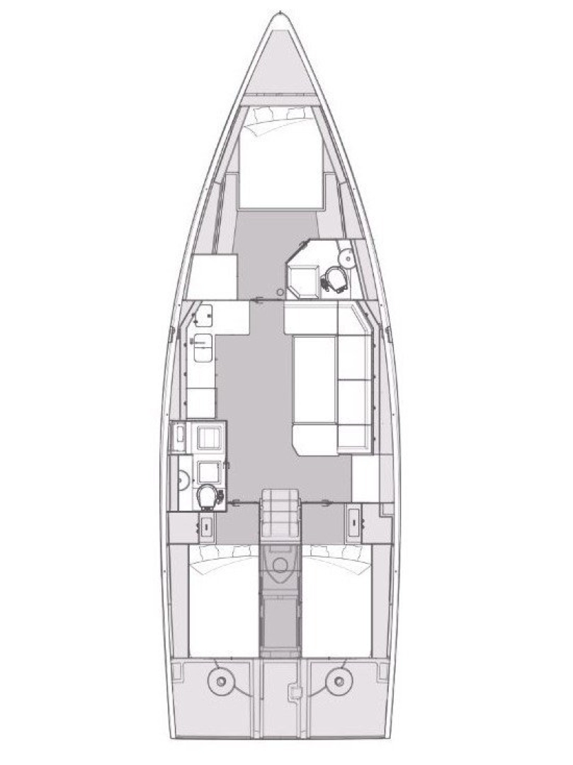 Elan Impression 45 charter bareboat or skippered in  Biograd na Moru