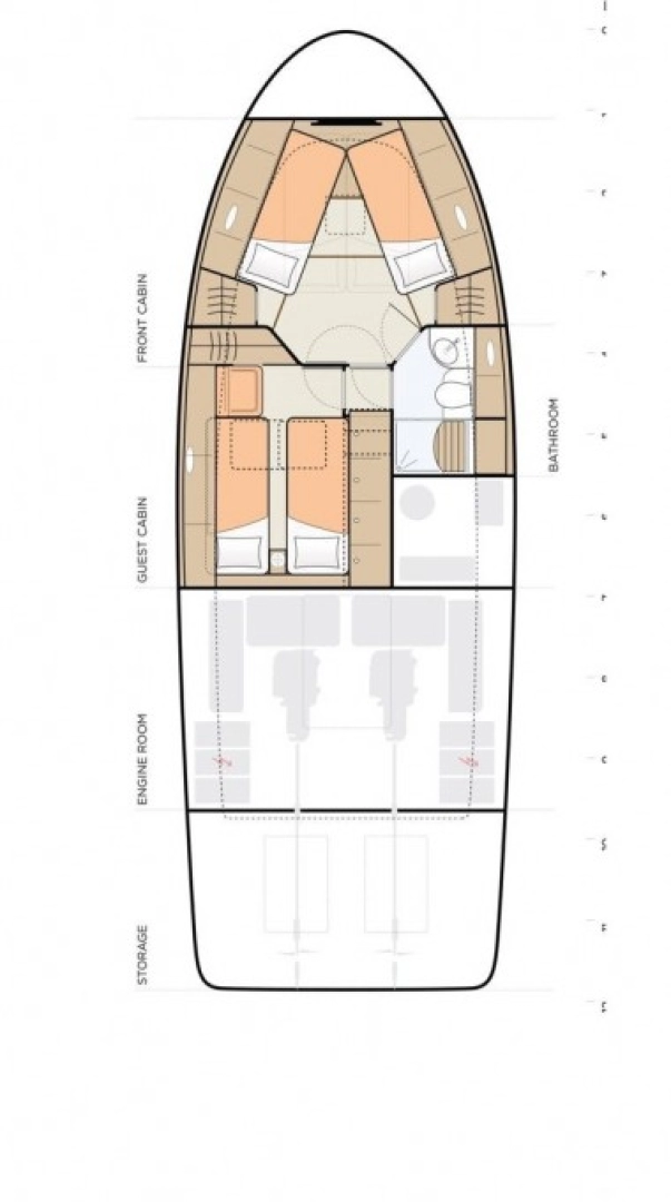 Luxury Yacht hire in Biograd na Moru - Greenline Yachts Greenline 40