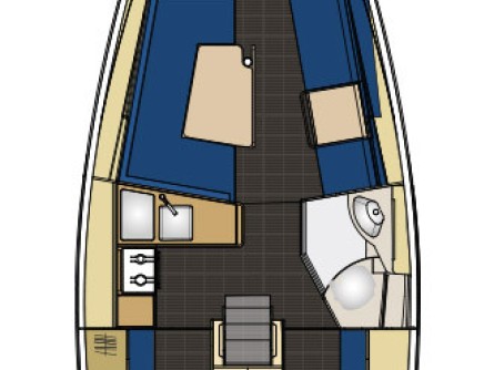 Hire Sailboat Elan with a boat licence