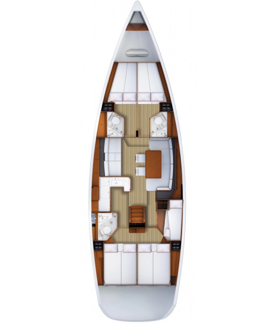 Yacht charter Lávrio - Jeanneau Jeanneau 53 on SamBoat