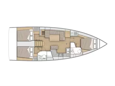 Sailboat hire in Lefkáda - Bénéteau Oceanis 40.1