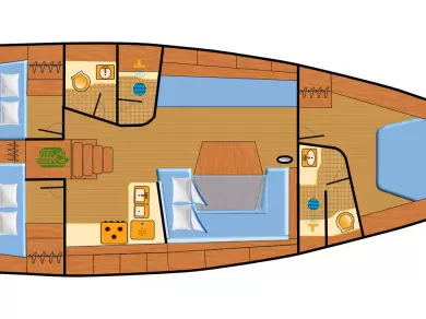 Hire Sailboat Dehler with a boat licence