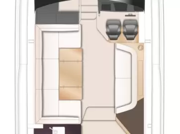 Princess Princess 55 F charter bareboat or skippered in  Podstrana