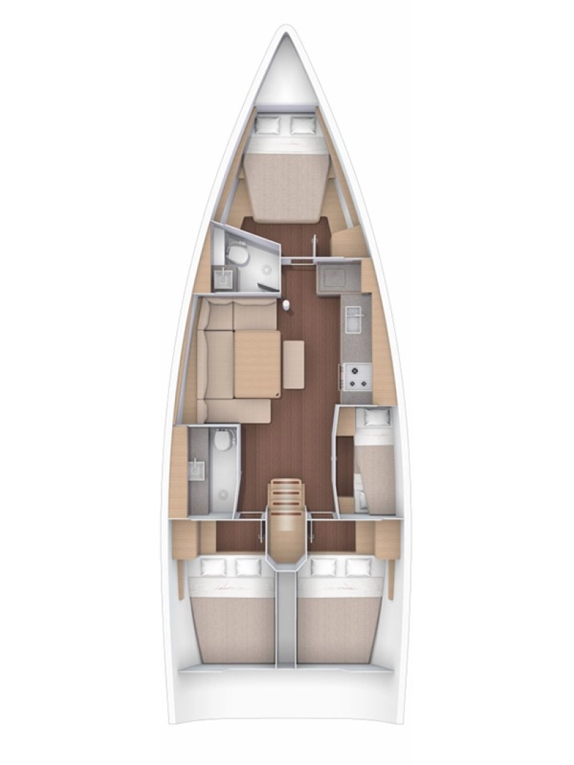 Yacht charter Primošten - Dufour Dufour 430 on SamBoat