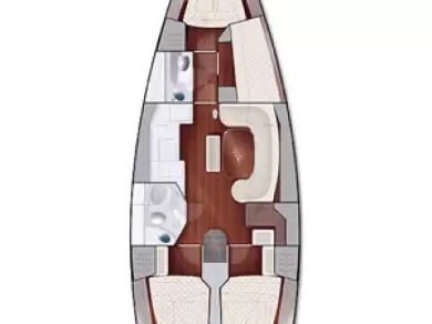 Sailboat hire in Punat - Salona Salona 45