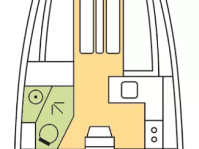 Hire Sailboat Jeanneau with a boat licence