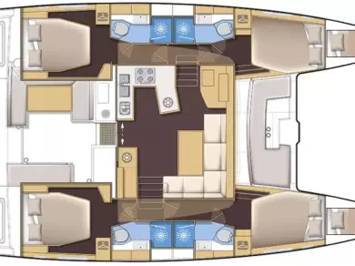 Hire Catamaran with or without skipper Lagoon Kaštela