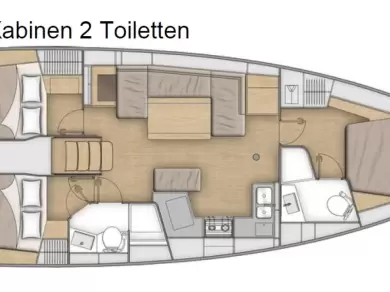 Sailboat hire in Primošten - Bénéteau Oceanis 40.1