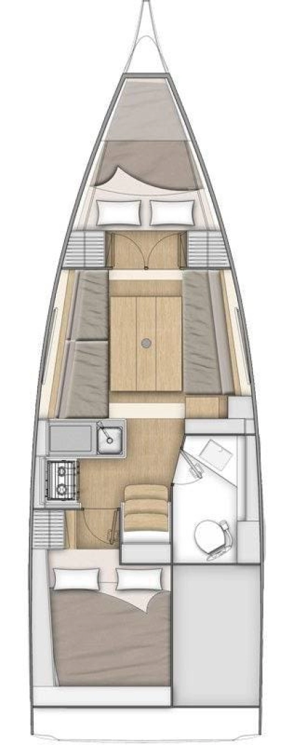 Sailboat hire in La Rochelle - Bénéteau Oceanis 30.1