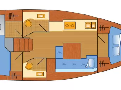 Charter a Dufour Dufour 382 Grand Large in Barth on Samboat