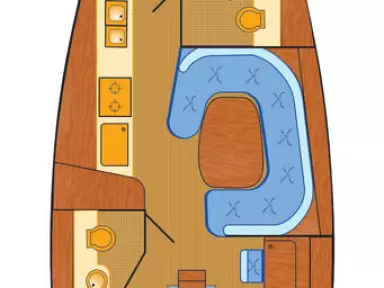 Sailboat to hire Barth at the best price