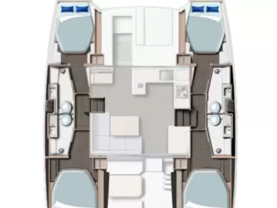 Hire a Leopard Catamarans / Robertson & Caine Leopard 42 - 4 cab. Procida