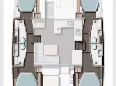 Hire Catamaran Leopard Catamarans / Robertson & Caine with a boat licence