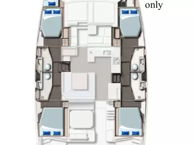 Yacht charter Cannigione - Leopard Catamarans / Robertson & Caine Leopard 45 on SamBoat