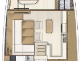 Hire Sailboat Jeanneau with a boat licence