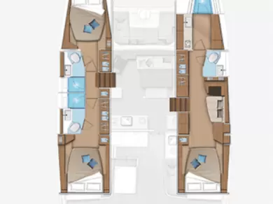 Lagoon Lagoon 46 charter bareboat or skippered in  Road Town