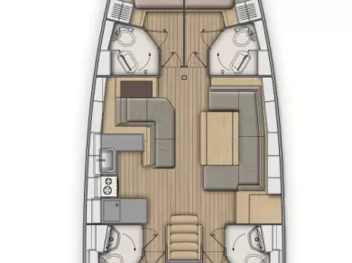 Yacht hire Road Town cheap Oceanis 51.1