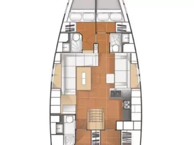 Hire Sailboat with or without skipper Hanse Split