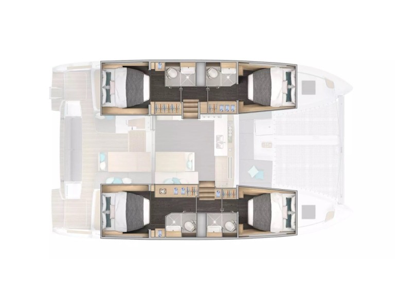 Charter a Lagoon Lagoon 43 in Cugnana Verde on Samboat