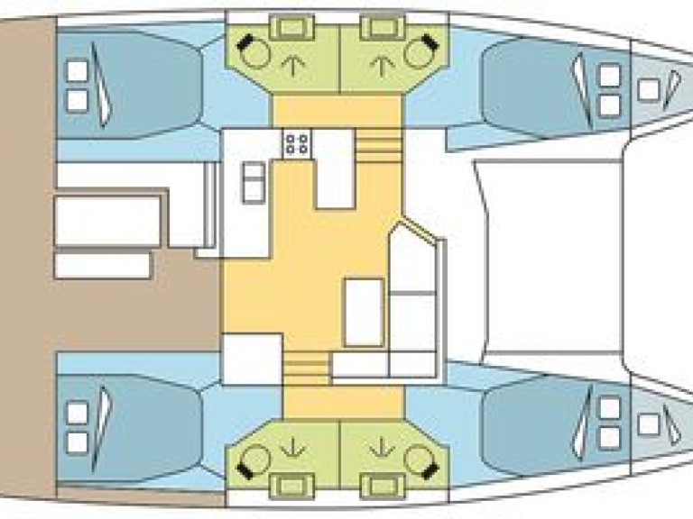 Fountaine Pajot Astrea 42 charter bareboat or skippered in  Palermo