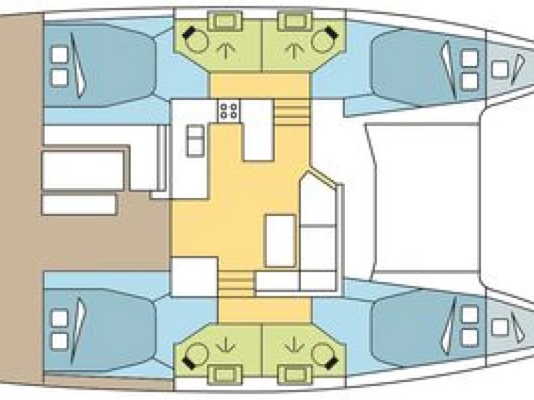 Fountaine Pajot Astrea 42 charter bareboat or skippered in  Palermo