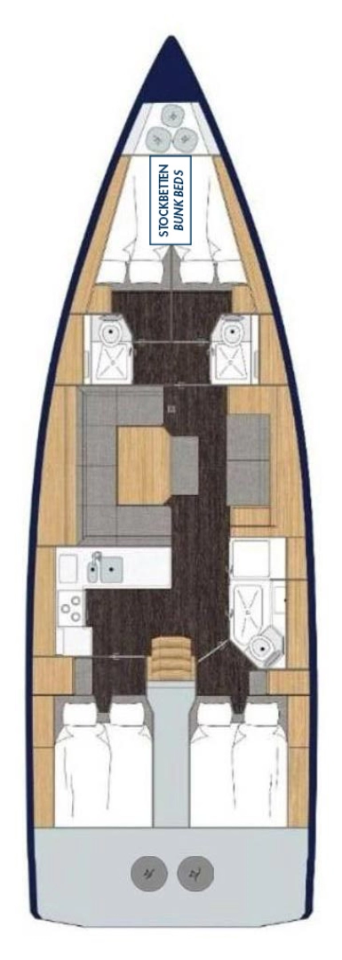 Yacht hire Biograd na Moru cheap Bavaria C45 Holiday