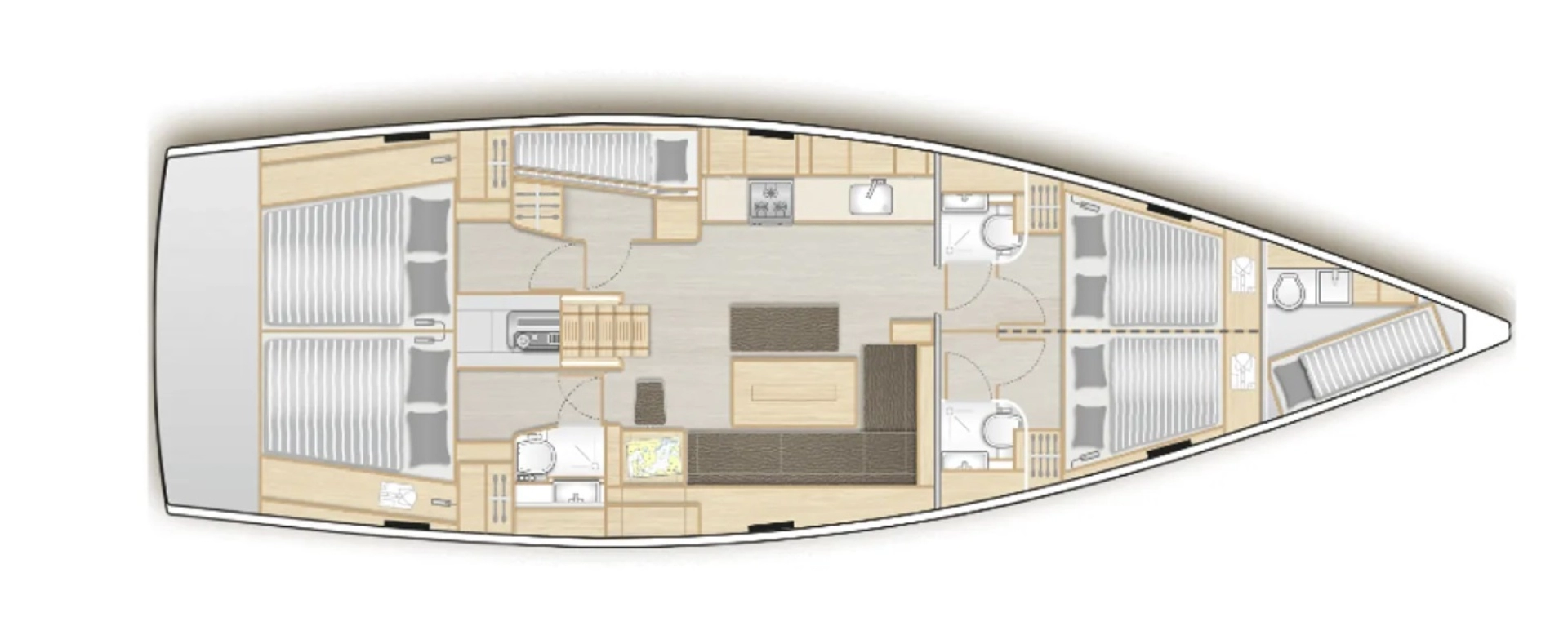 Hire Sailboat Hanse with a boat licence