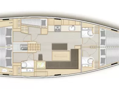 Hire Sailboat Hanse with a boat licence