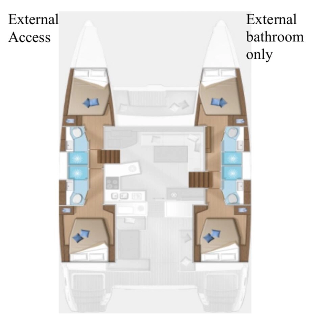 Yacht hire Furnari cheap Lagoon 46
